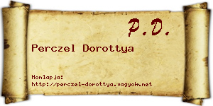 Perczel Dorottya névjegykártya